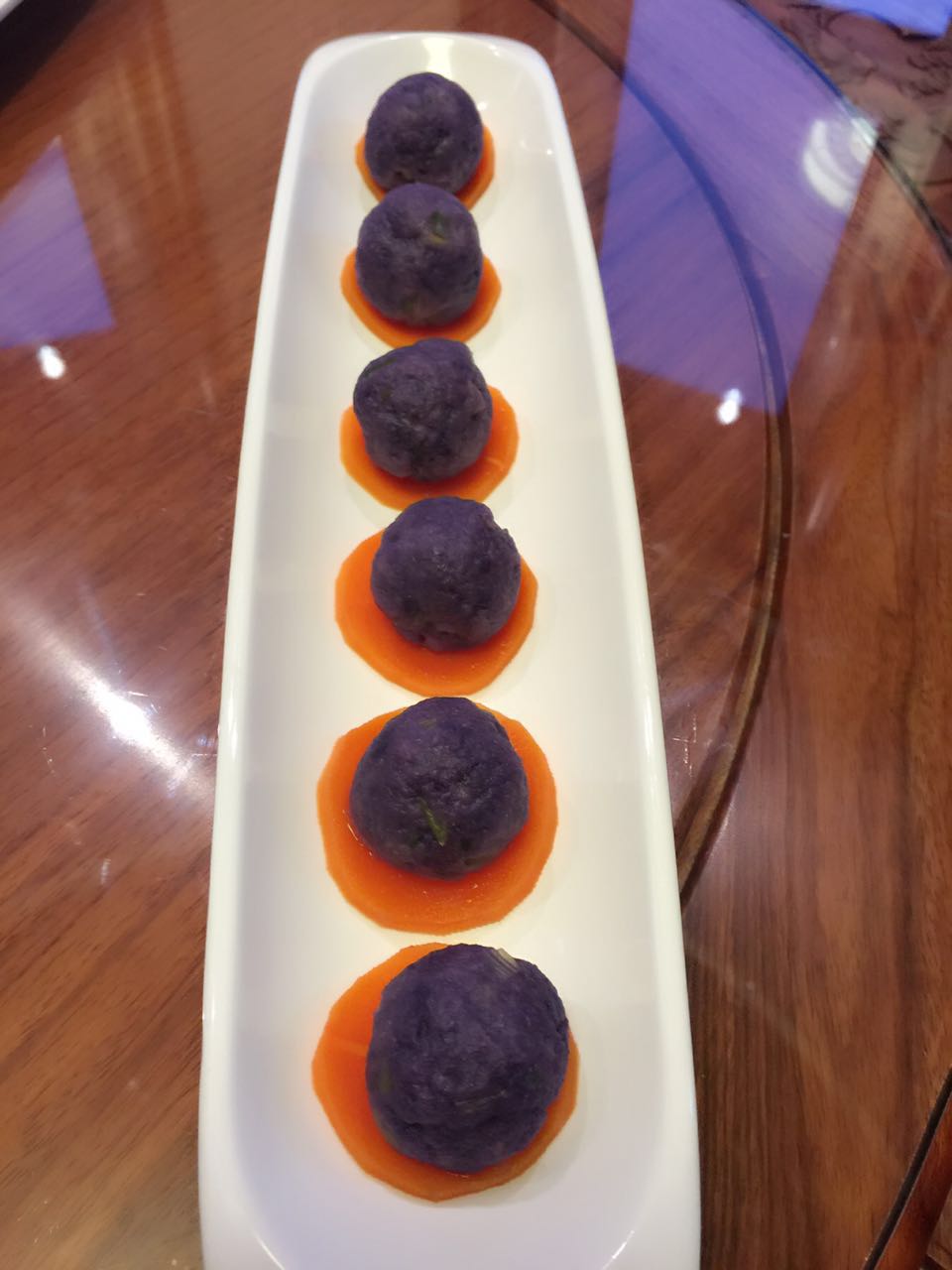 紫甘蓝蔬菜水晶丸子---营养丰富不长肉的做法 步骤2