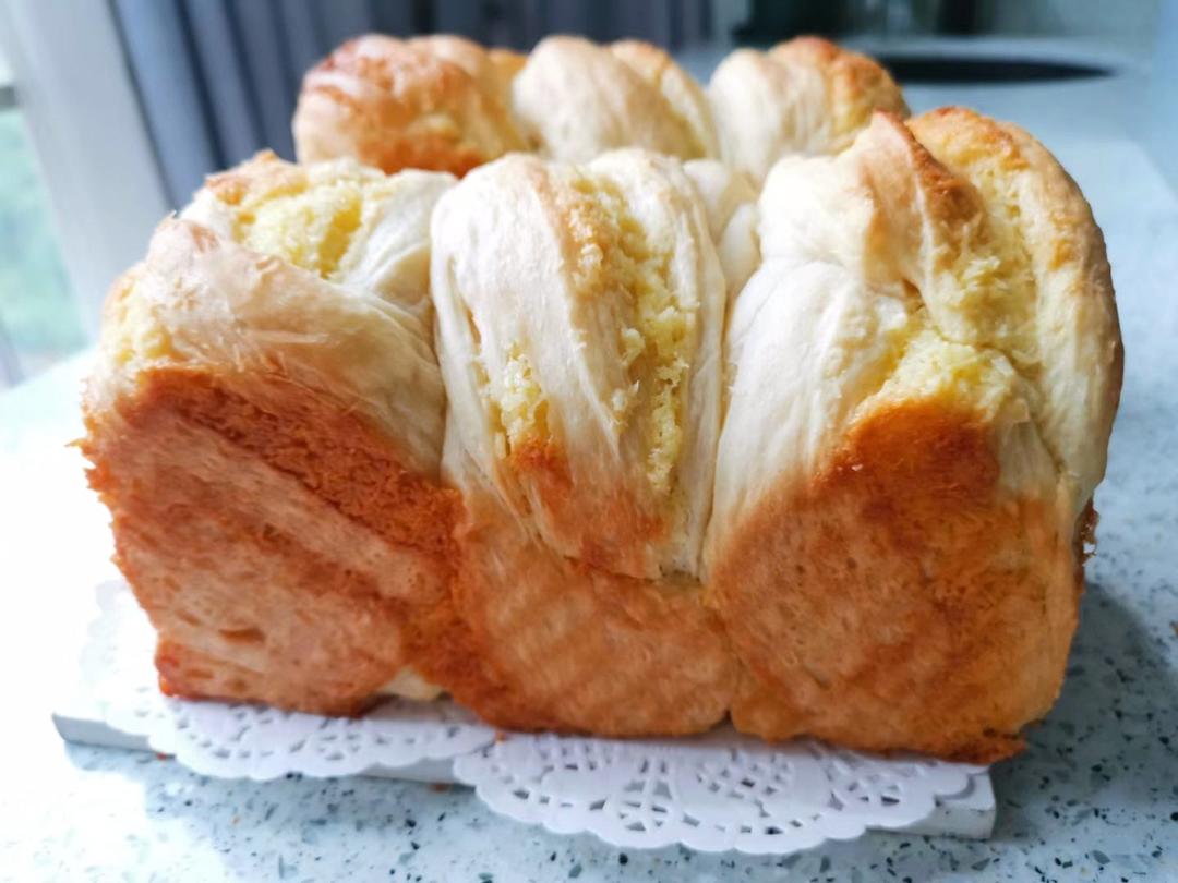 椰蓉满满吐司！幸福的味道。