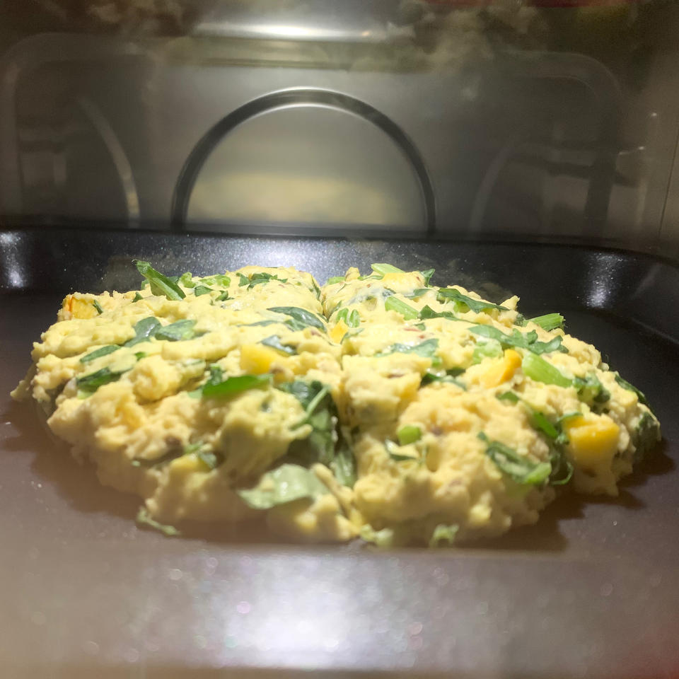 菠菜南瓜奶酪丹波面包丨健康·烘焙