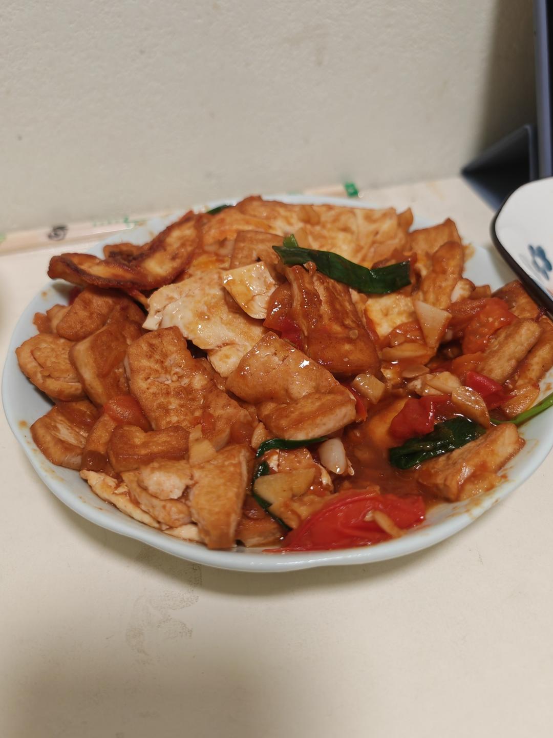 番茄鸡蛋焖豆腐