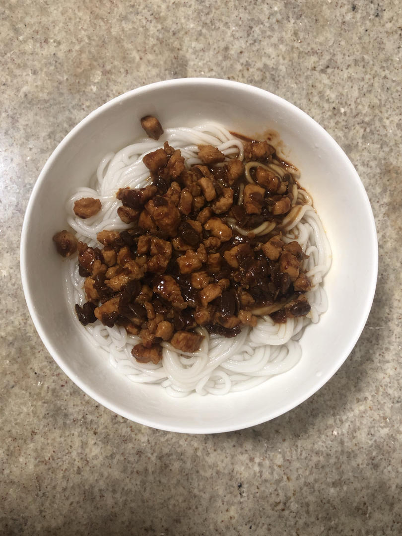 简配版炸酱面的炸酱（黄豆酱版）