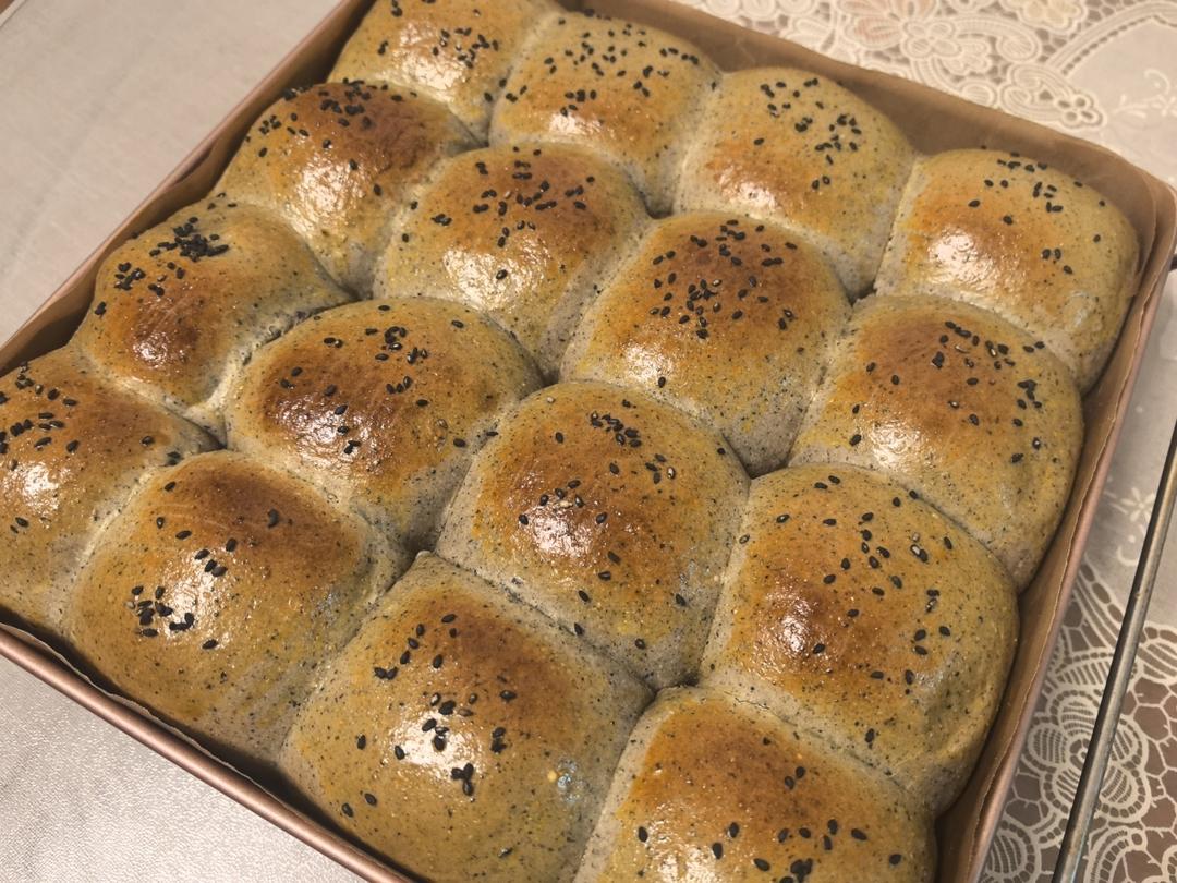 黑芝麻奶酥乳酪小餐包🌈馅料满满🧀香浓柔软