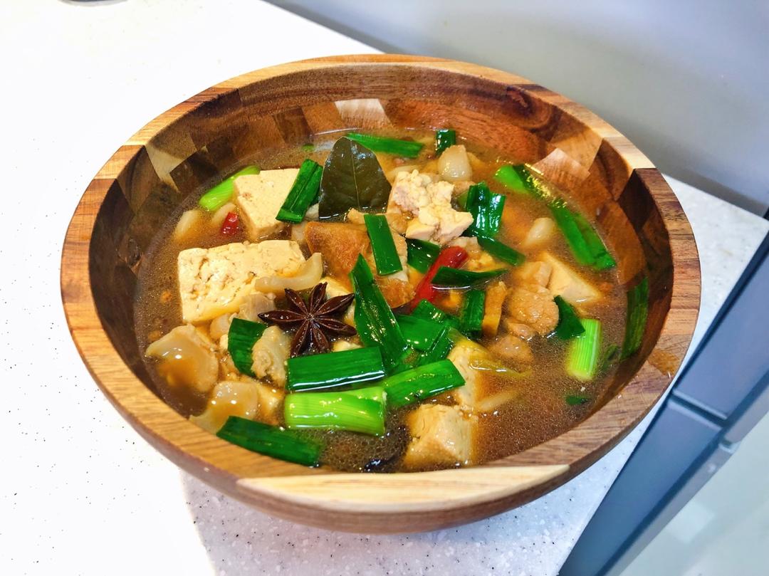 老豆腐炖五花肉