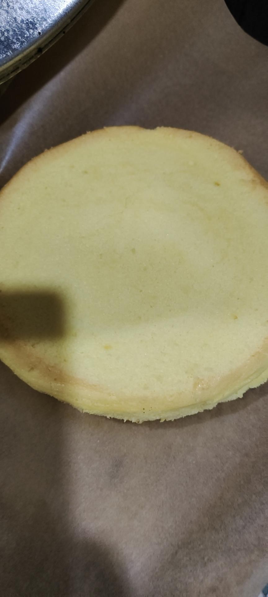 8寸圆形模具的古早蛋糕，完美方子！