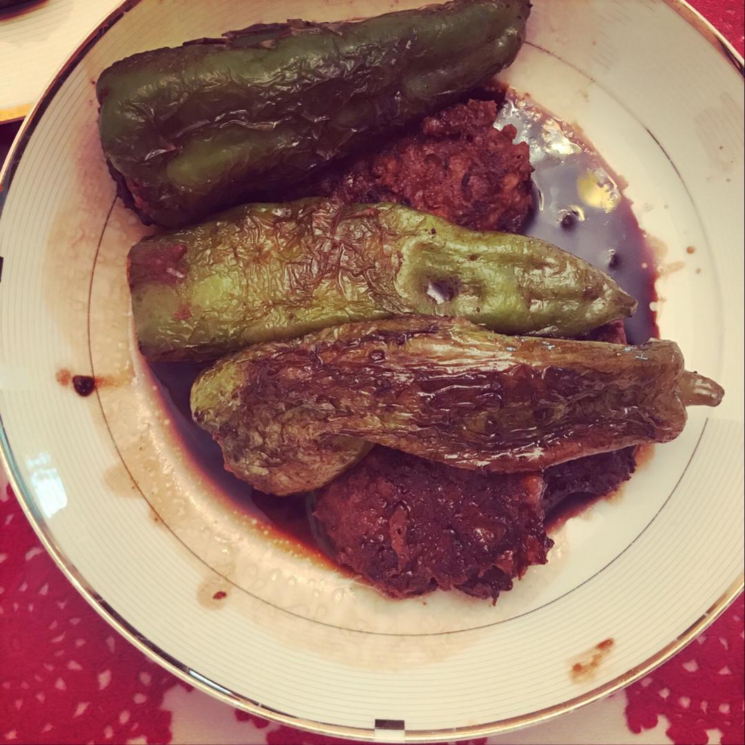 下饭菜肴--青椒酿肉