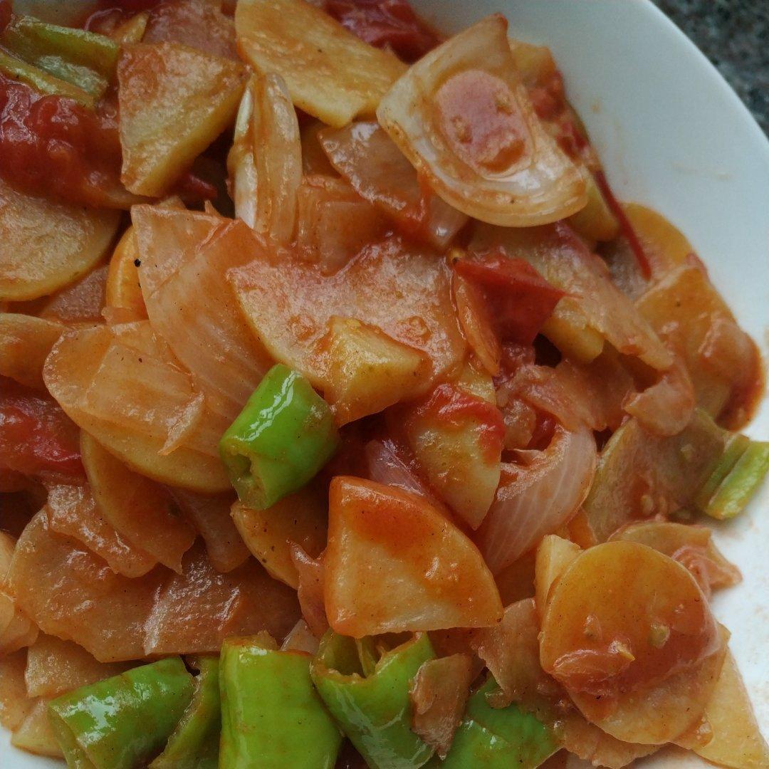西红柿土豆片