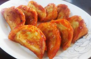 🌶韩式辣煎饺‼️炒年糕粉&饺子💯的做法 步骤4