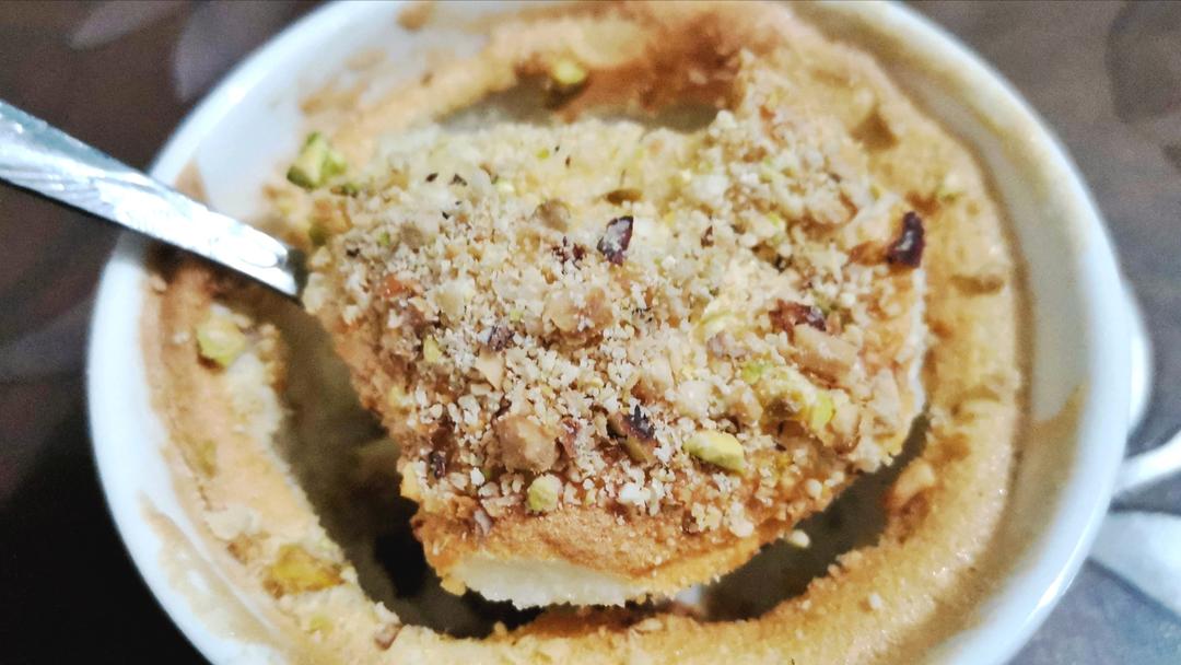 松软的蛋白舒芙蕾