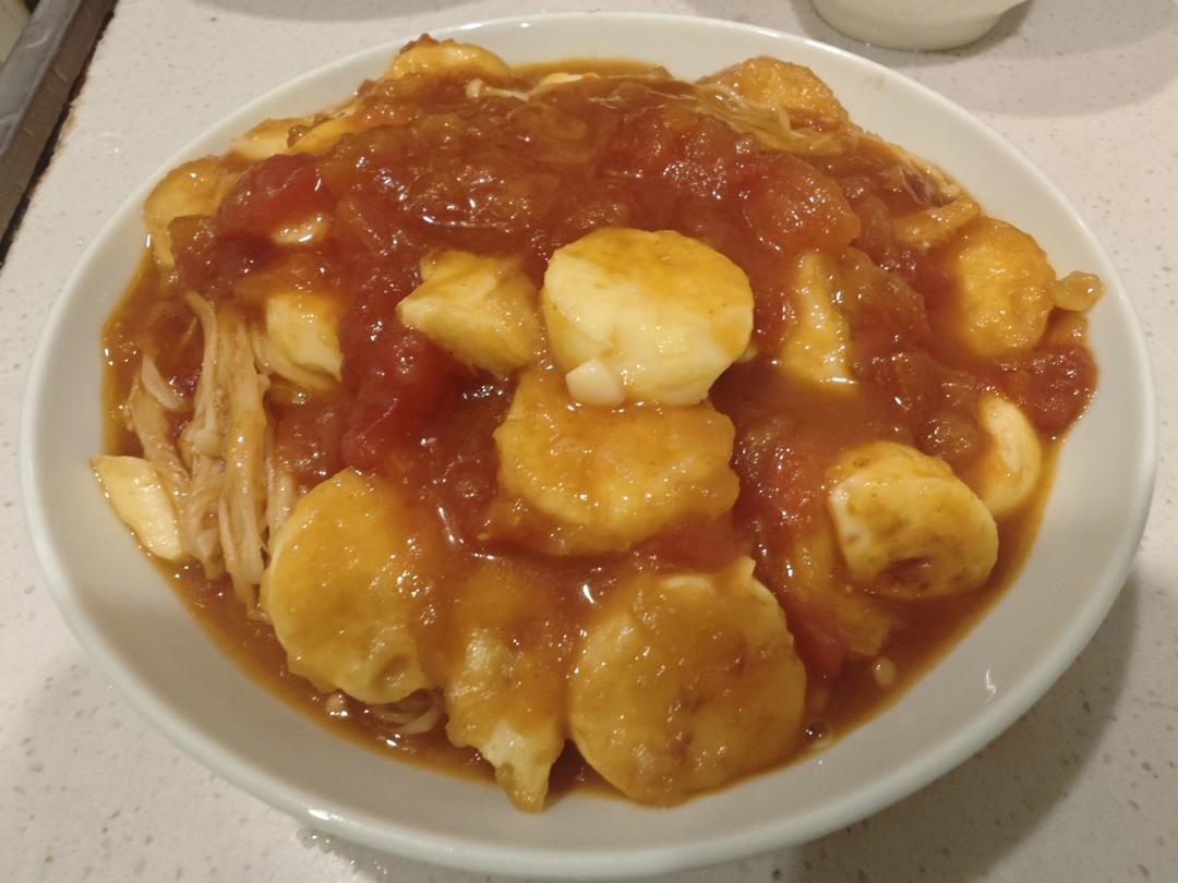 金针菇烧日本豆腐