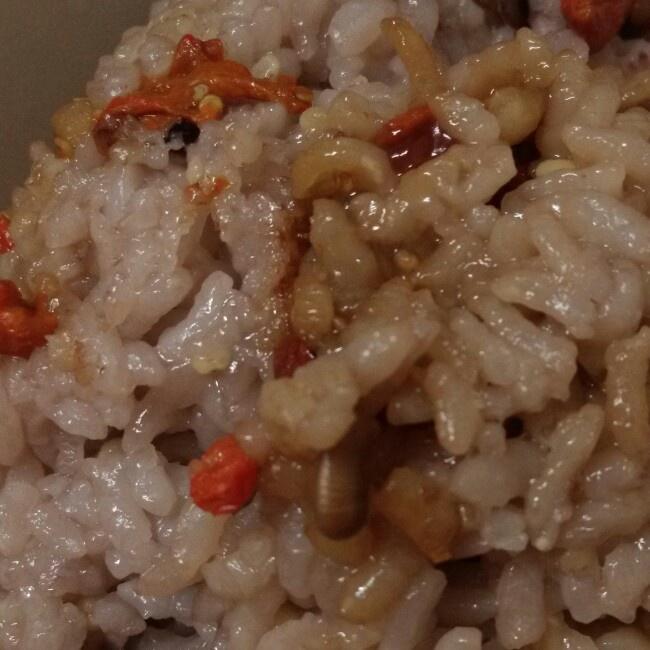 八宝枸杞米饭的做法