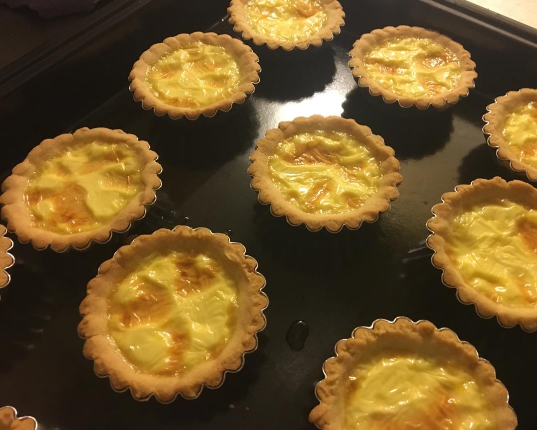 【视频食谱】不用开酥的曲奇蛋挞