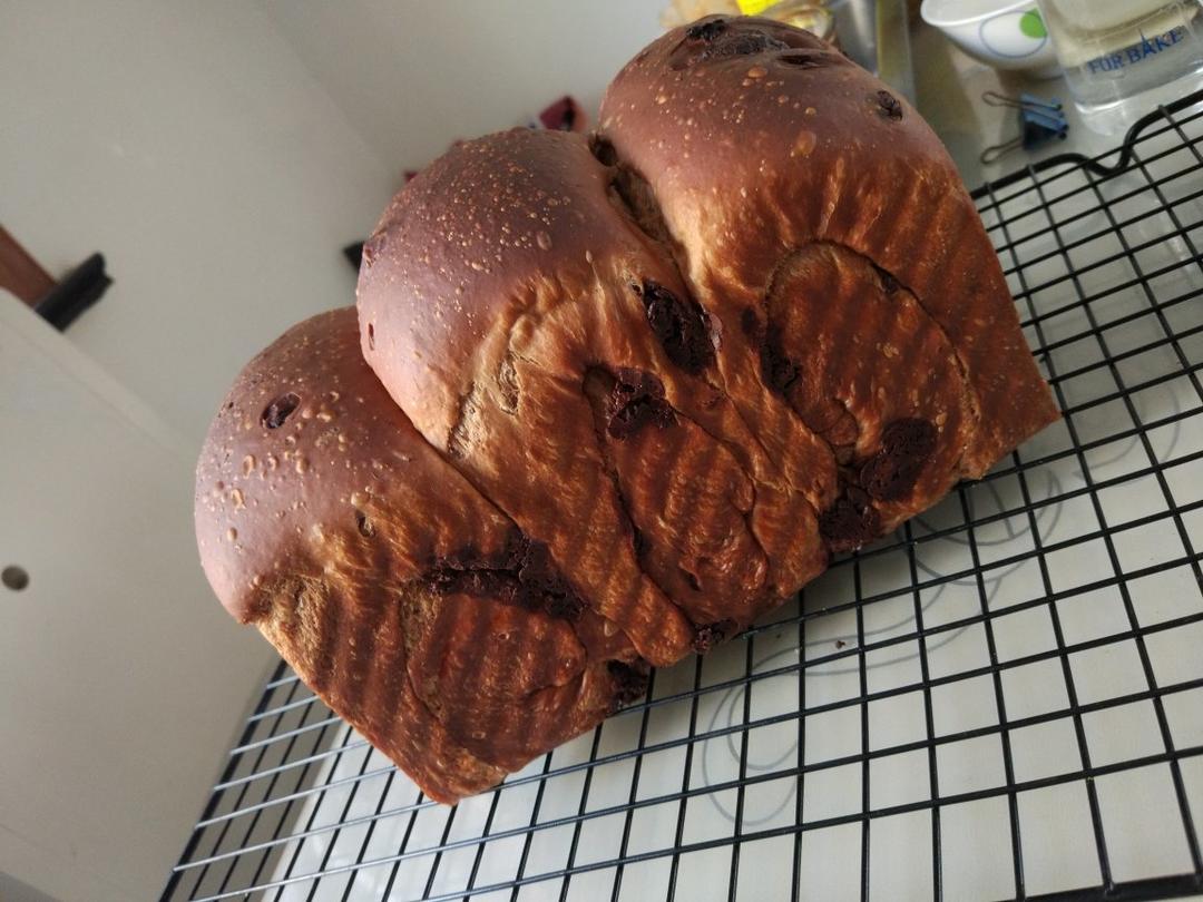 奶油巧克力吐司