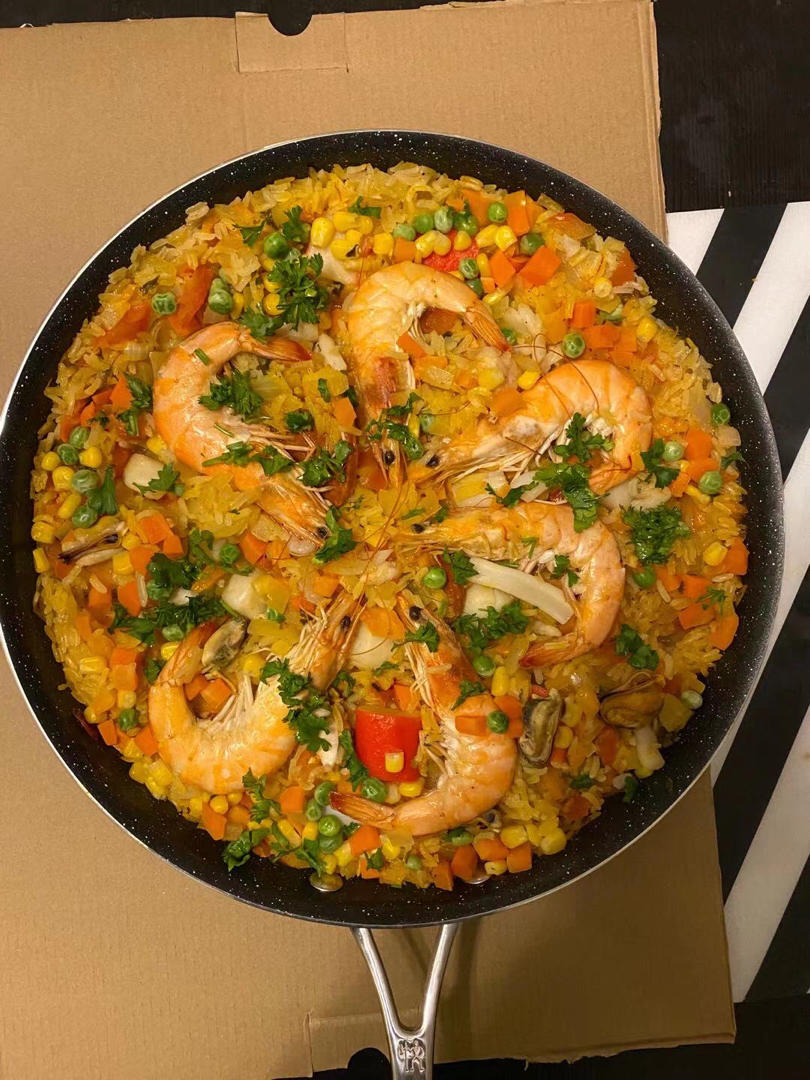 【曼食慢语】Seafood Paella 西班牙海鲜饭