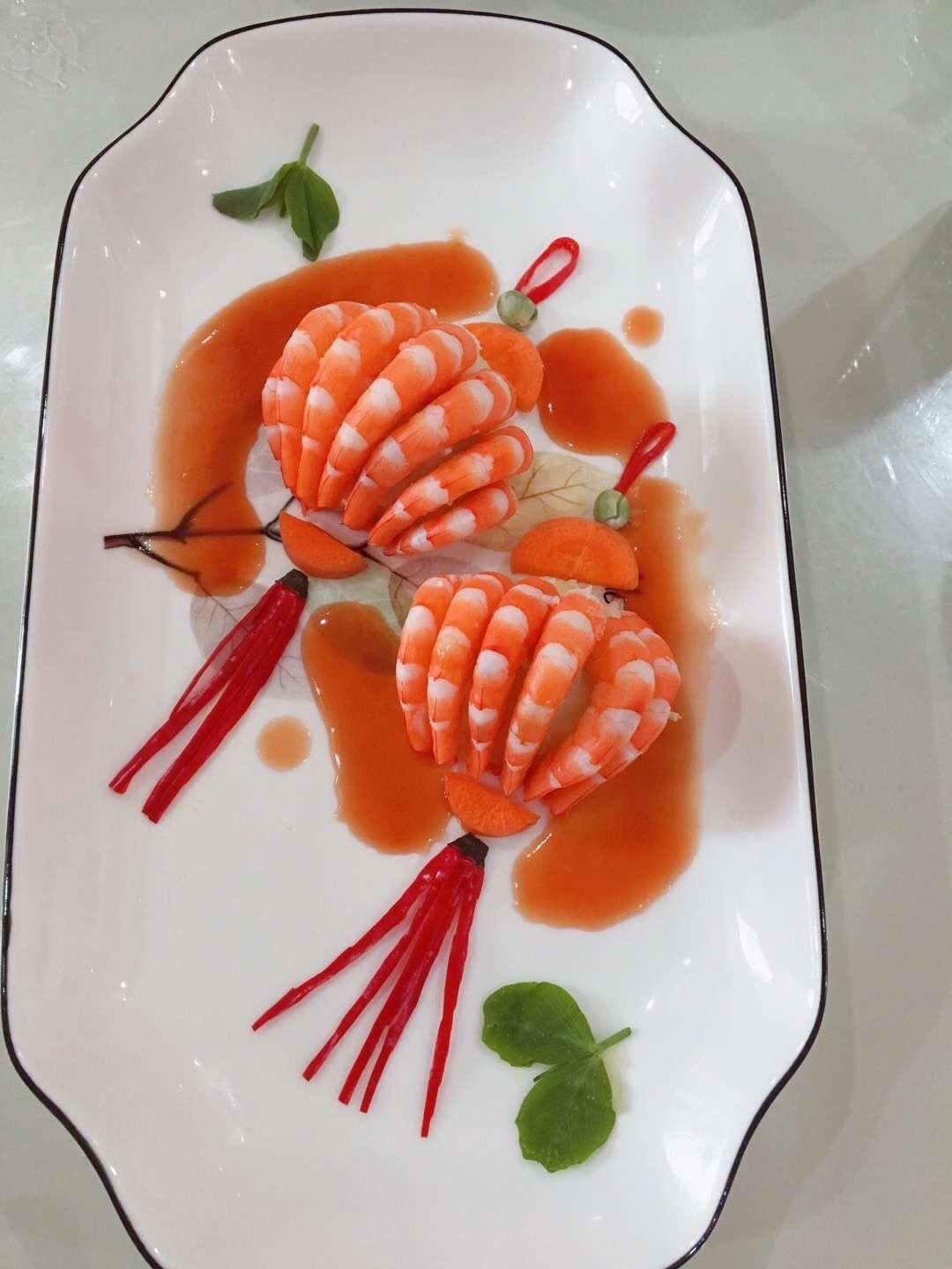 吉祥如意灯笼虾