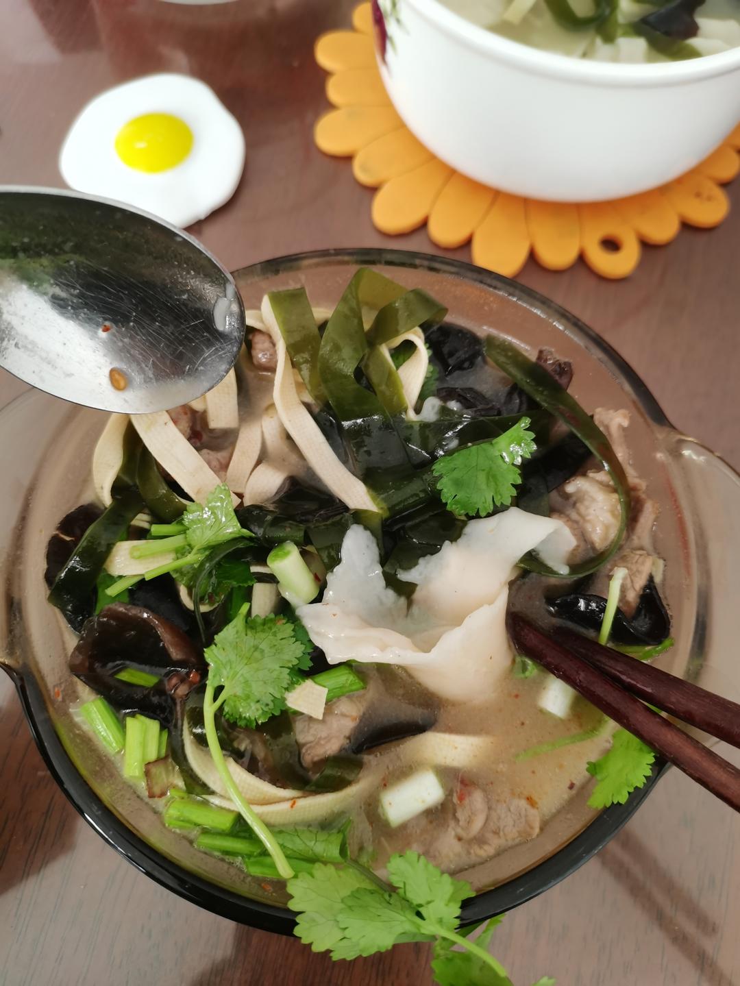 羊肉炝锅烩面