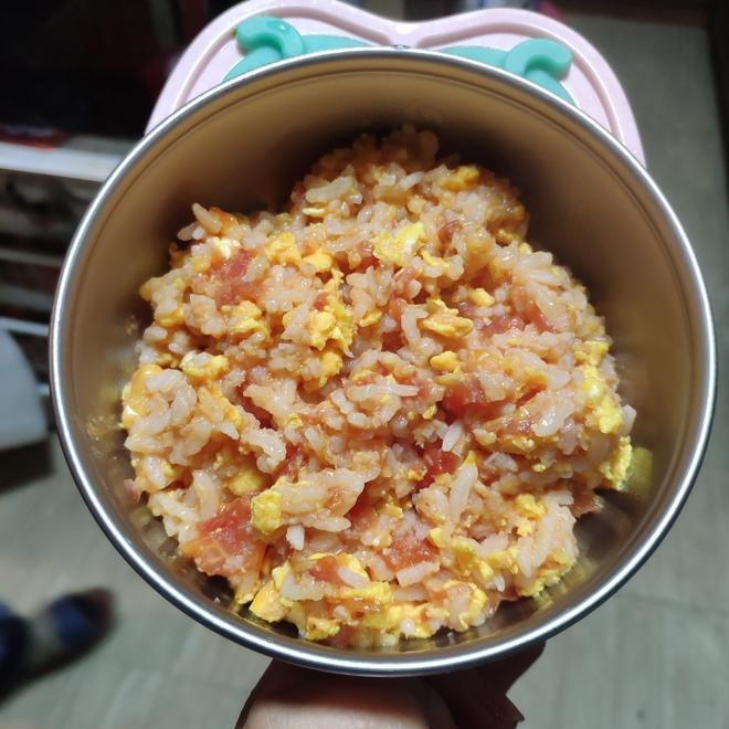番茄鸡蛋鳕鱼饭（无盐辅食10+）的做法