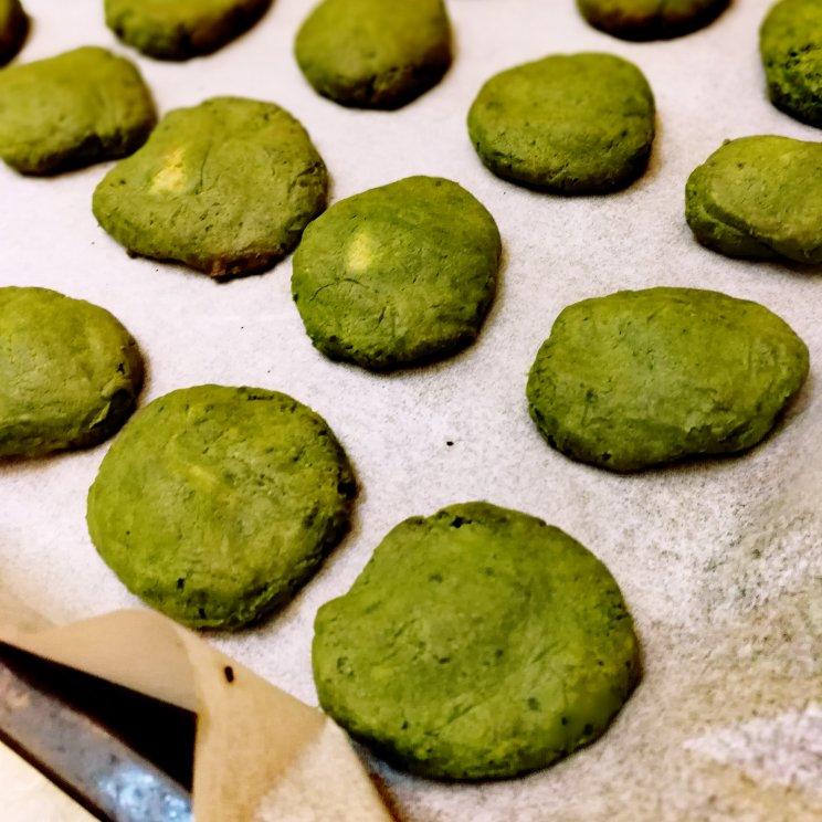 抹茶酥心软饼干（淡奶油无蛋无黄油版）