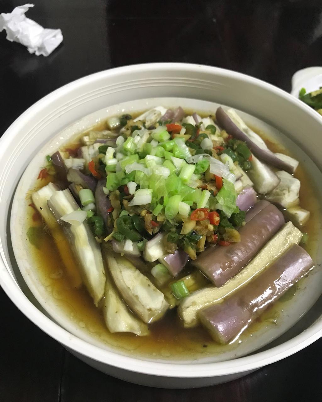蒜末蒸茄子