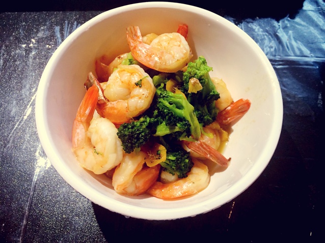 西兰花炒虾仁