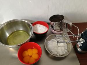 日式分蛋海绵蛋糕（可可味）的做法 步骤1