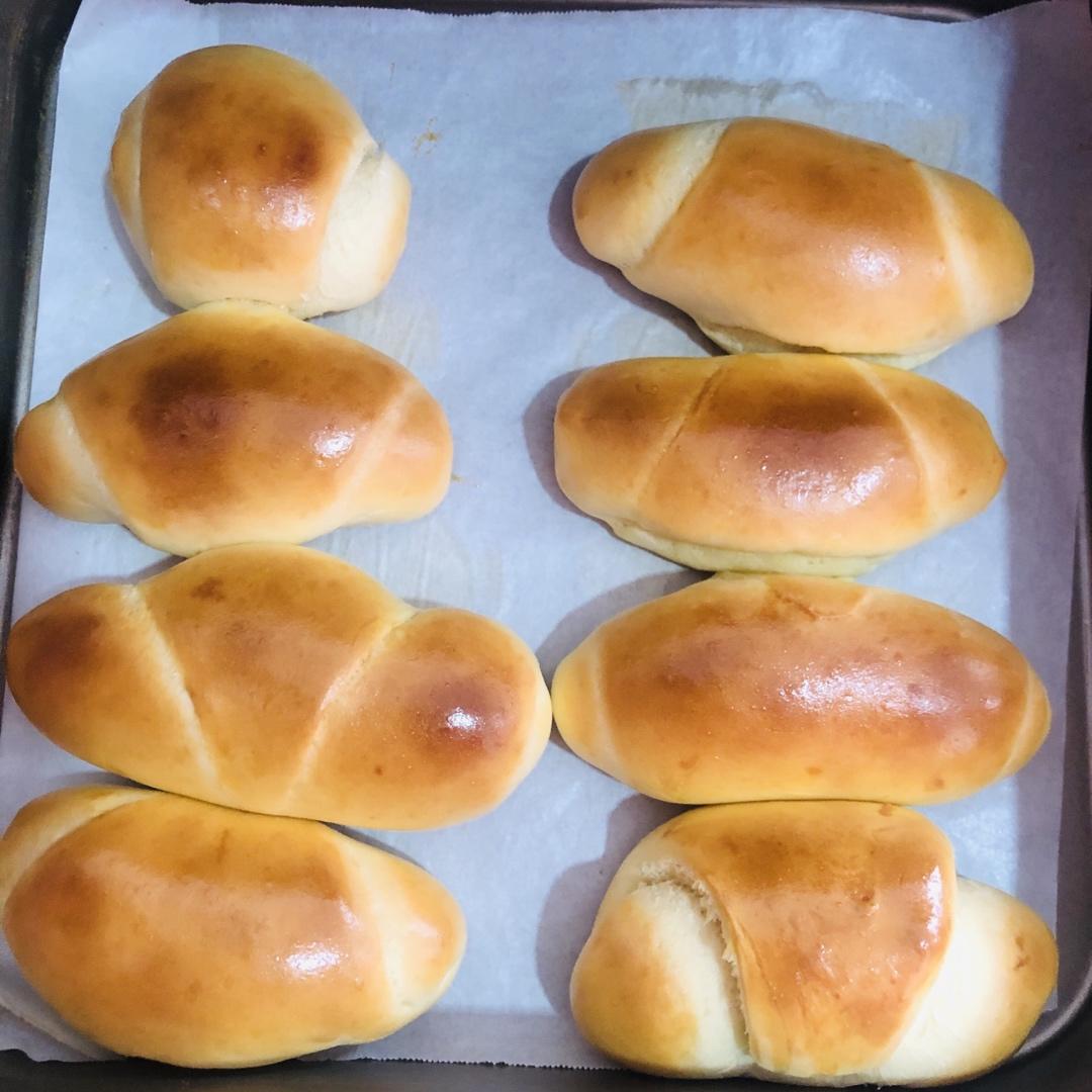 普通面粉牛奶面包
