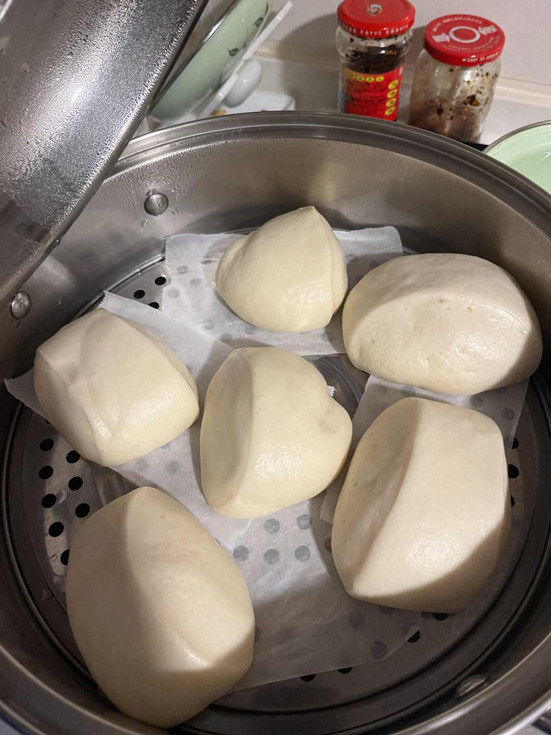 一发奶香小馒头，口感特别好！