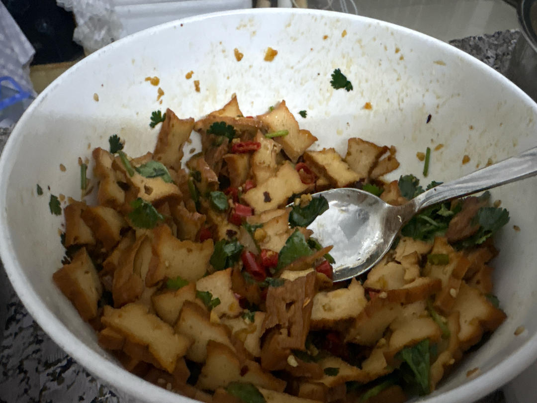 凉拌武冈豆腐干