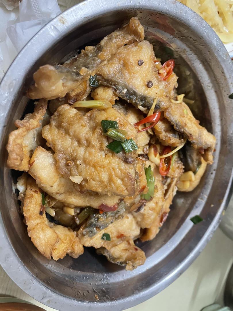 红烧炸鱼块