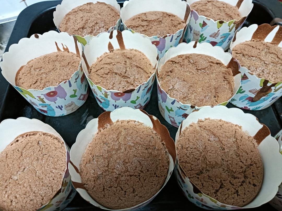 咖啡杯子蛋糕💯细腻软绵㊙️全蛋打发不翻车‼️