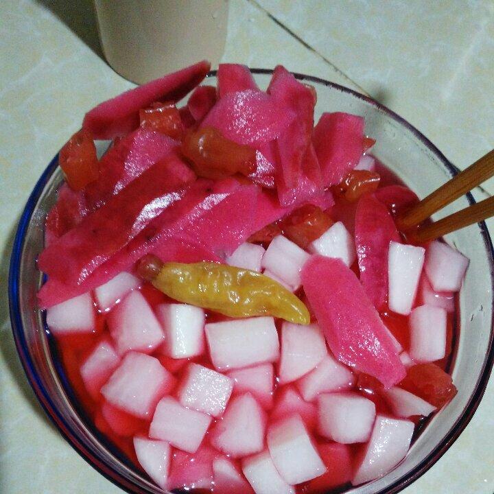 酸甜脆爽腌萝卜