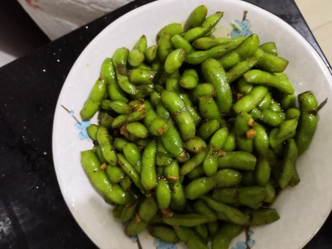 凉拌毛豆