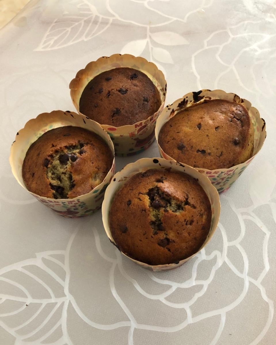 香蕉巧克力碎片麦芬