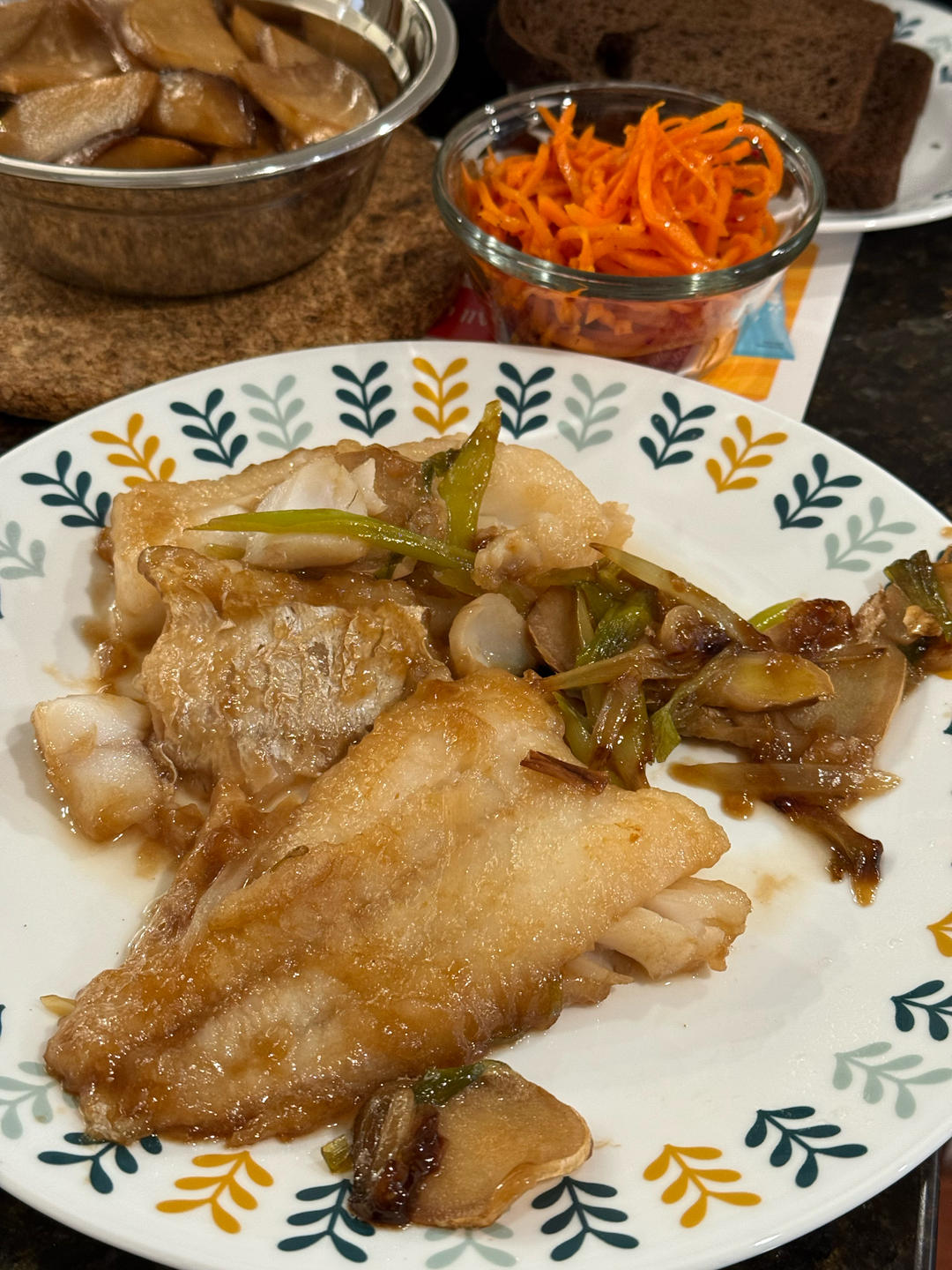 自家食谱｜照烧鲷鱼