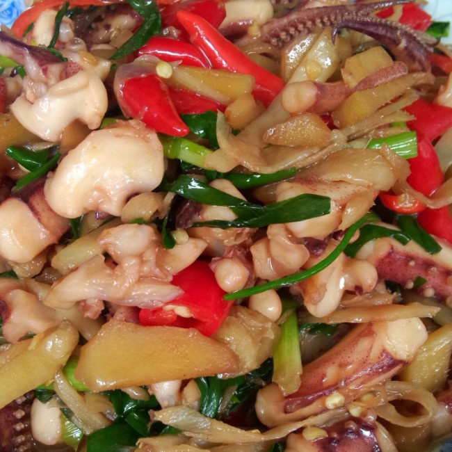 不爱吃我做的饭做的泡椒鱿鱼须