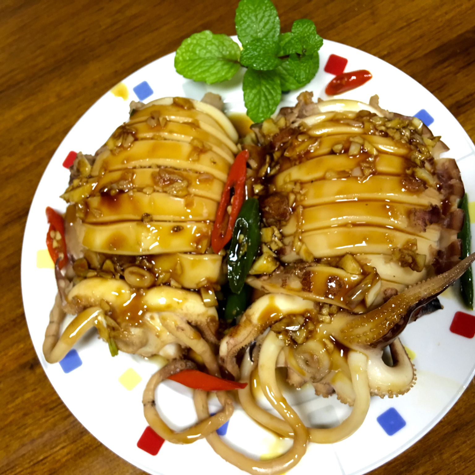 媚里凌arlene做的简版红烧墨鱼