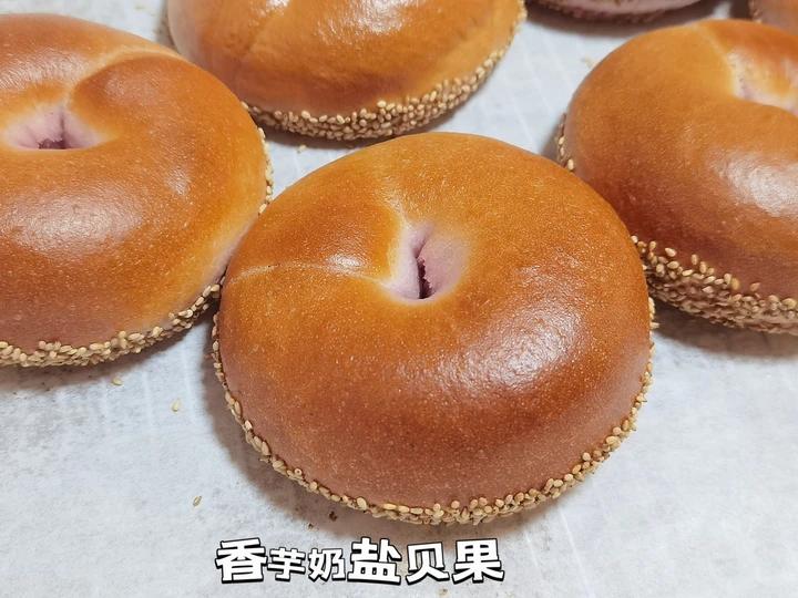 奶盐贝果｜无油低糖
