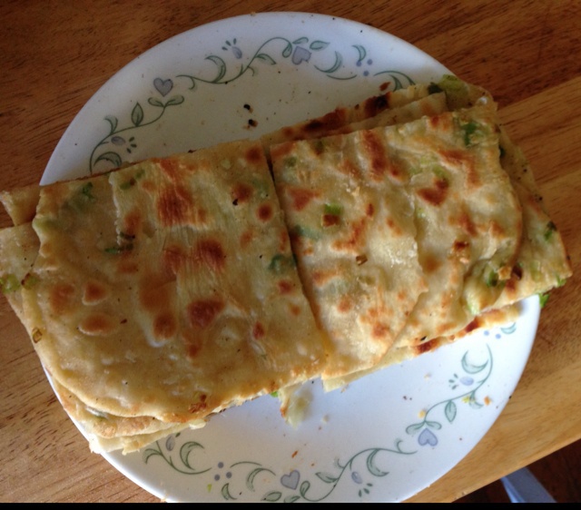 自制葱油饼