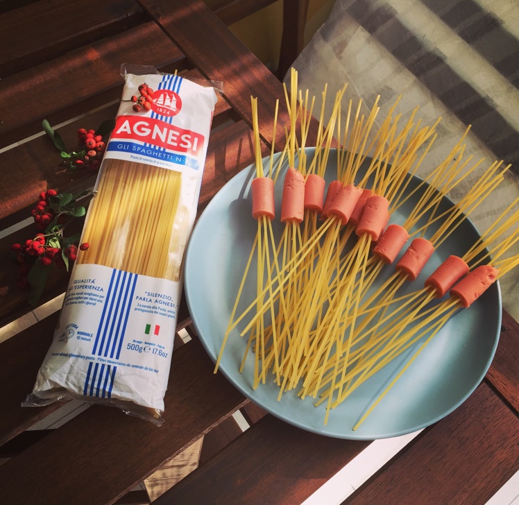 咖喱芝士穿肠意面