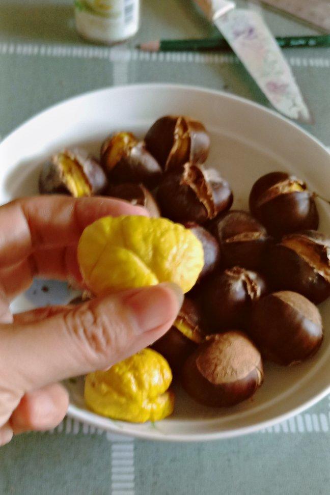 剥板栗最省事、最省时的方法