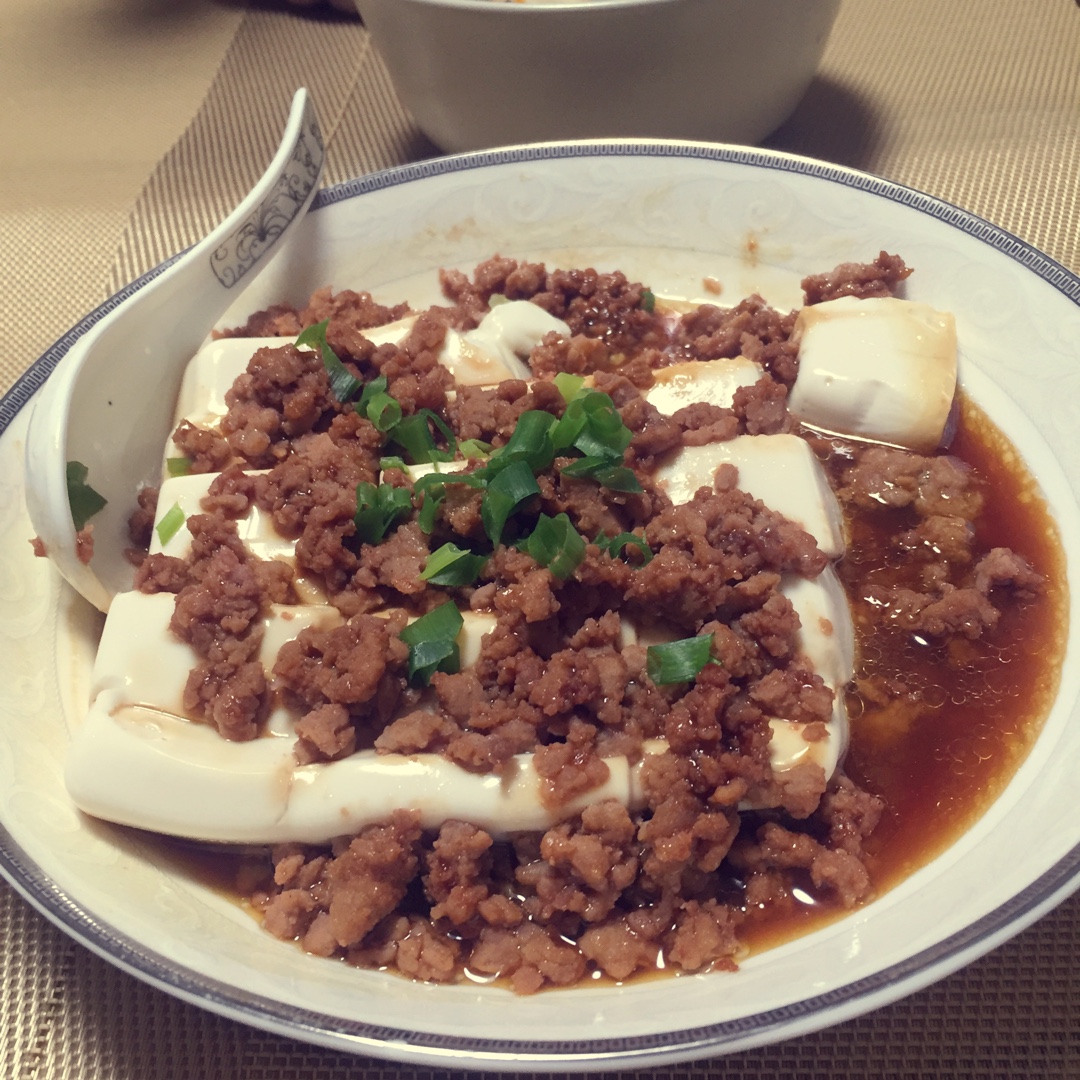 肉末蒸豆腐