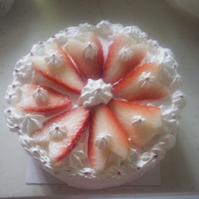 6寸原味戚风蛋糕