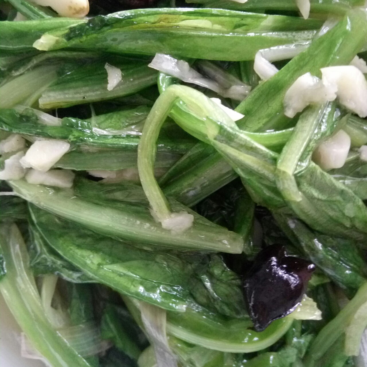 清炒油麦菜