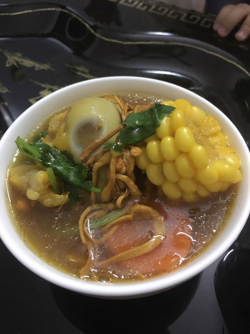 虫草花玉米排骨汤