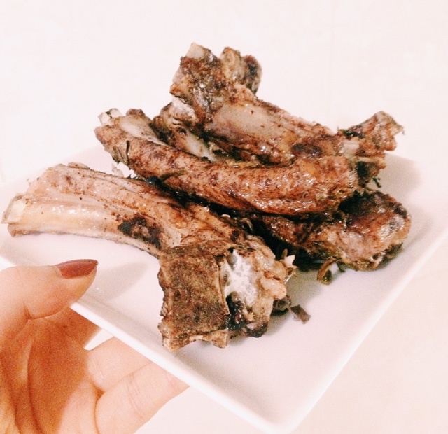 茶香满园--茉莉花茶锡纸烤排骨