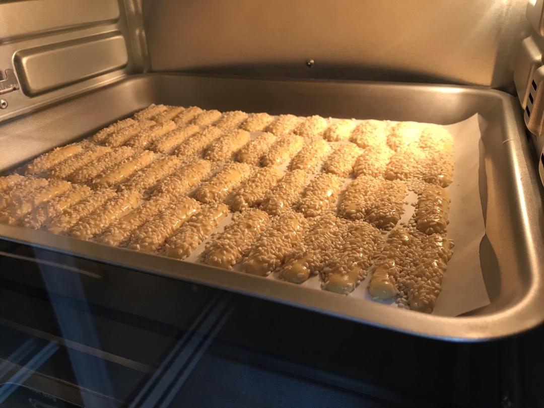 宝宝辅食系列之芝麻手指小饼干
