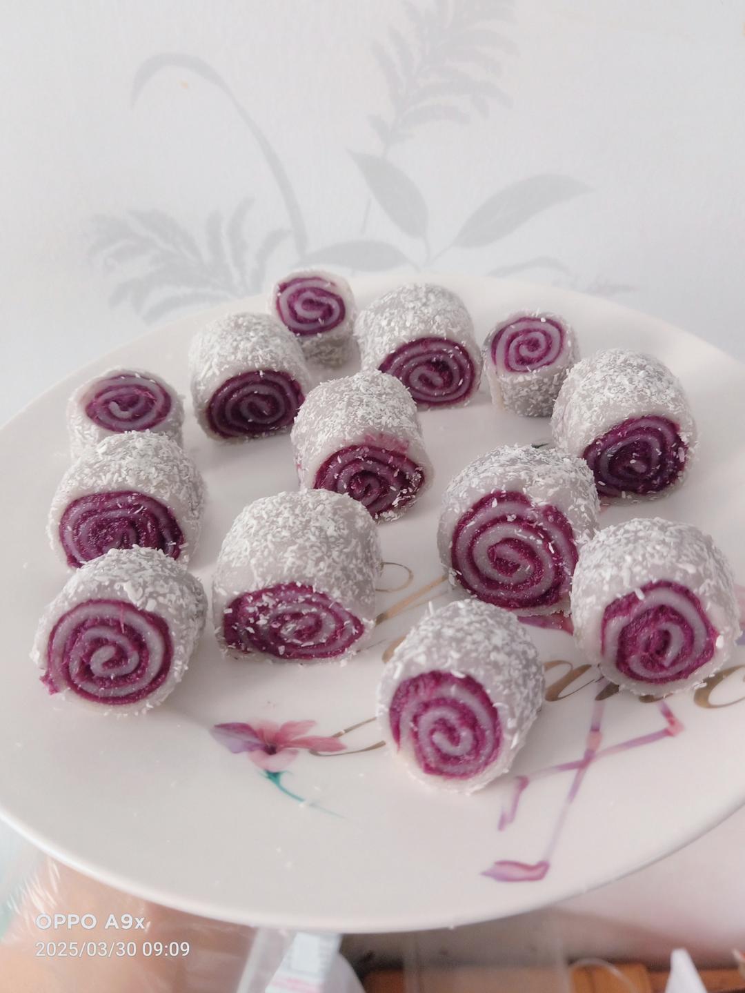 紫薯糯米卷（豆沙糯米卷）