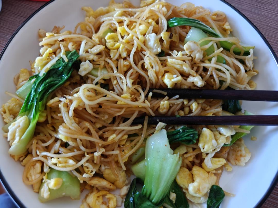 大排档炒面—超简单！