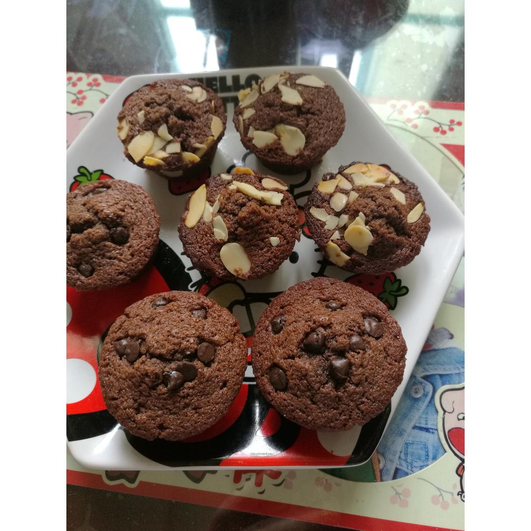 布朗尼cupcake