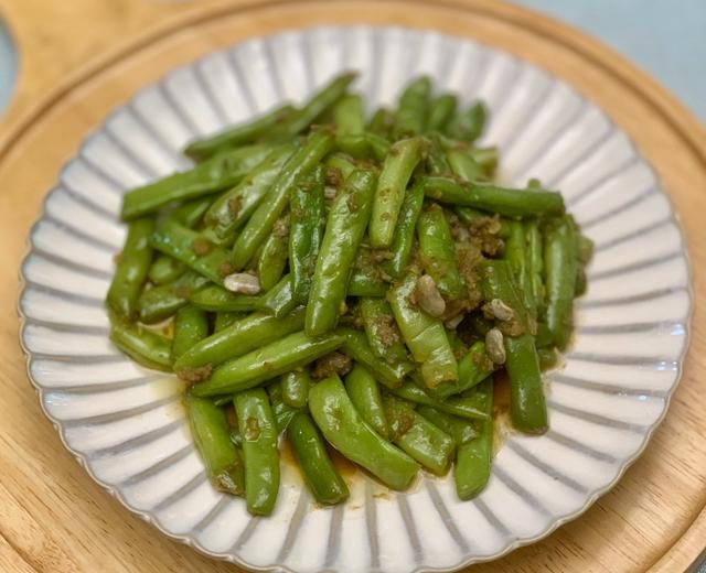 干煸肉末四季豆(豆角、豇豆同)的做法