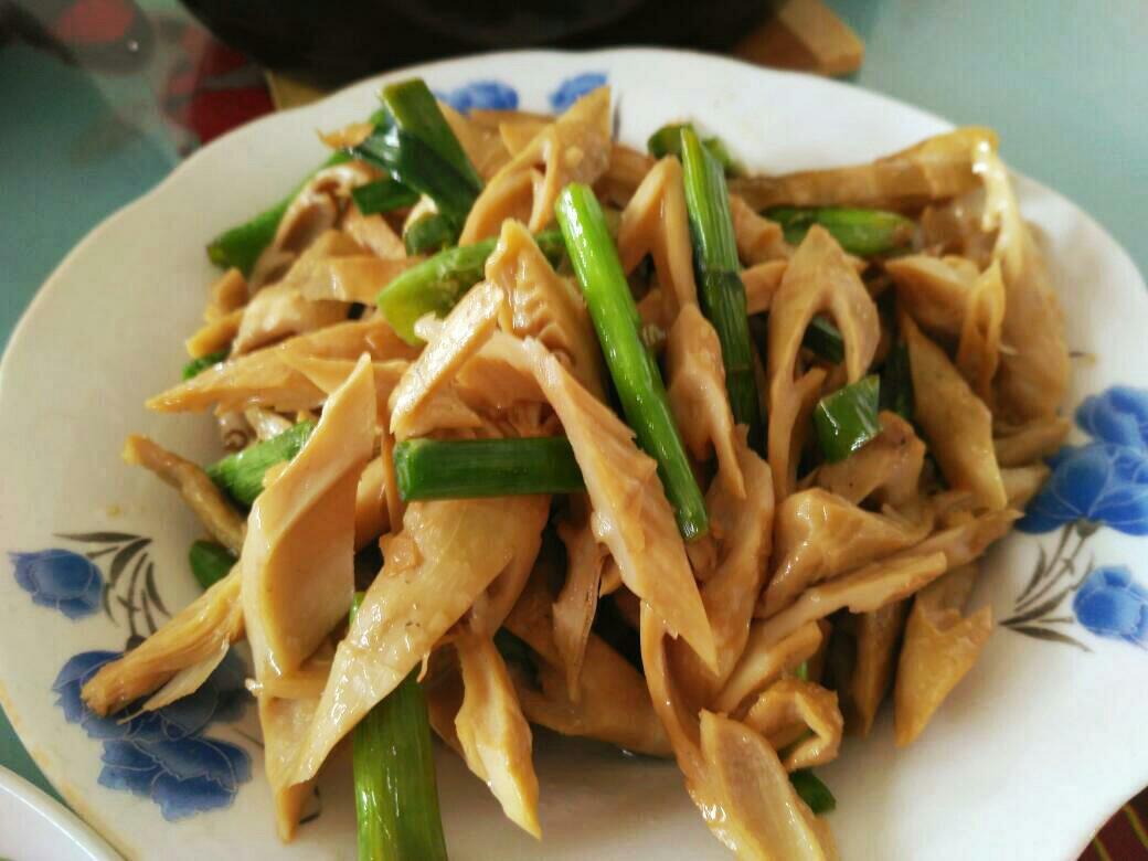 青椒炒笋干